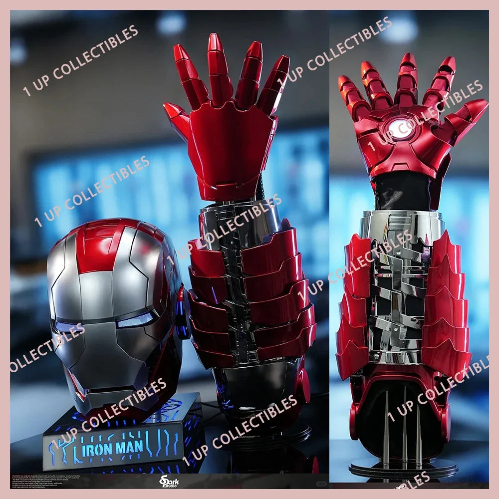 Spark Studio 1:1 Scale Sp001 Wearable Mk5 Mech-Arm Voice Control Remote Touch Activate Iron Man Armor Christmas Collect Toy Gift