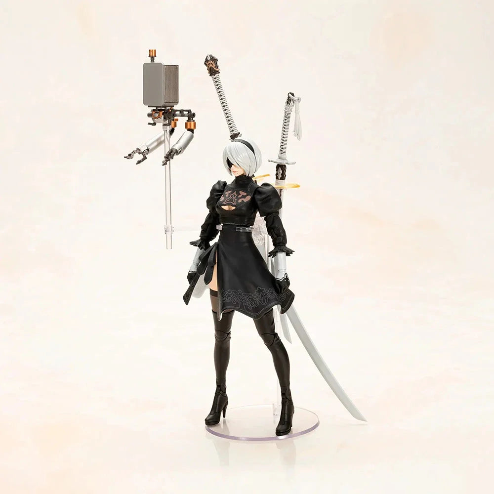 In-Stock Square Enix & Kotobukiya NieR:Automata 2B (YoRHa No.2 Type B) 15cm Nice Collectible Plastic Model Kit Toys