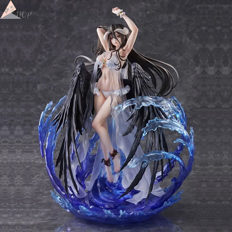 Overlord Albedo 1/7 Scale Swimsuit Figure Anime Bikini Statue of the Guardian Overseer Detailed Collectible Model Fans Gift