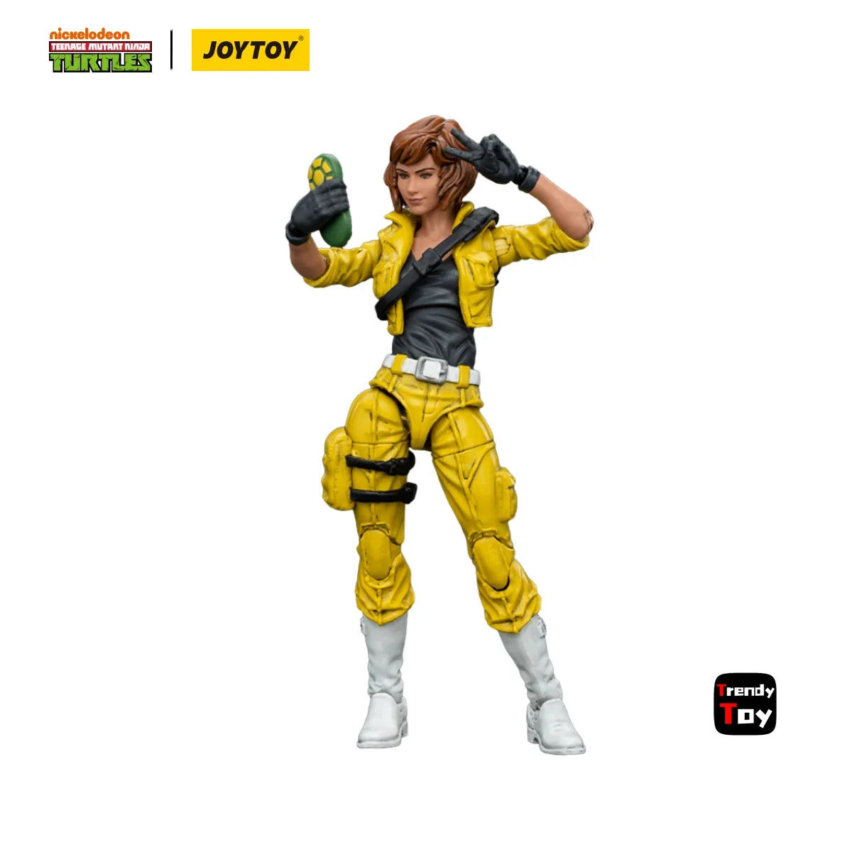 【JOYTOY】TMNT-April O'Neil Splinter 2PCS 1/18 Action Figure Toys