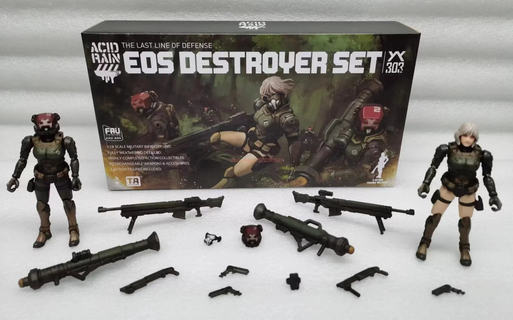 Acid Rain War 1/18 Scale Female Soldier FAV-A95 Eos Destroyer A96 Loannis Laurel Full Set Action Figure Doll Birthday Gift
