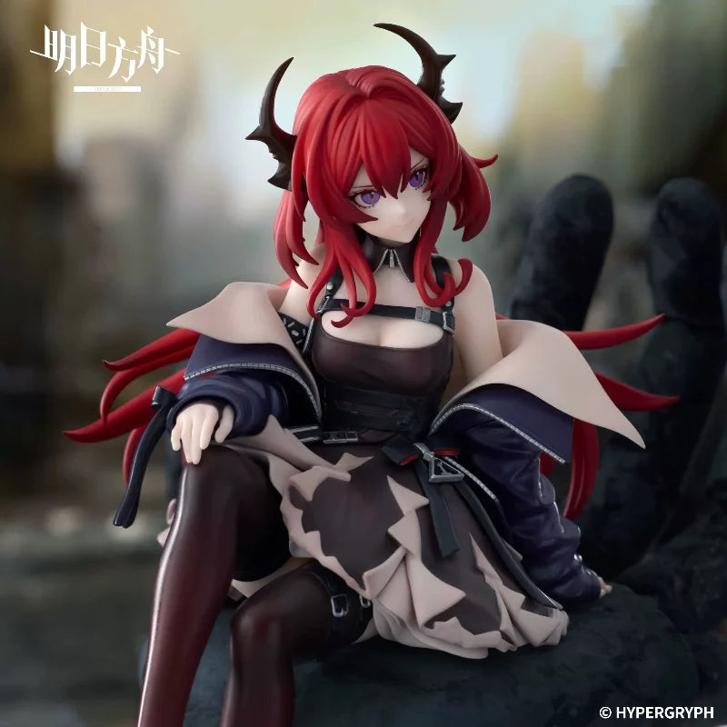 Original Noodle Stopper Figure Arknights Surtr Garage Kit Model Decoration Game Figure Hobbies Collectibles Desktop Decoration
