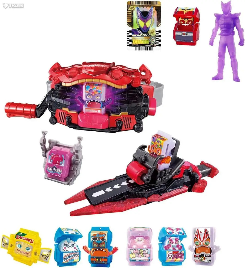 Bandai DX Series "Kamen Rider GAVV" Transform Belt Gavv Complete Set Hand Model Decoration Gift Back To School Anime Toys