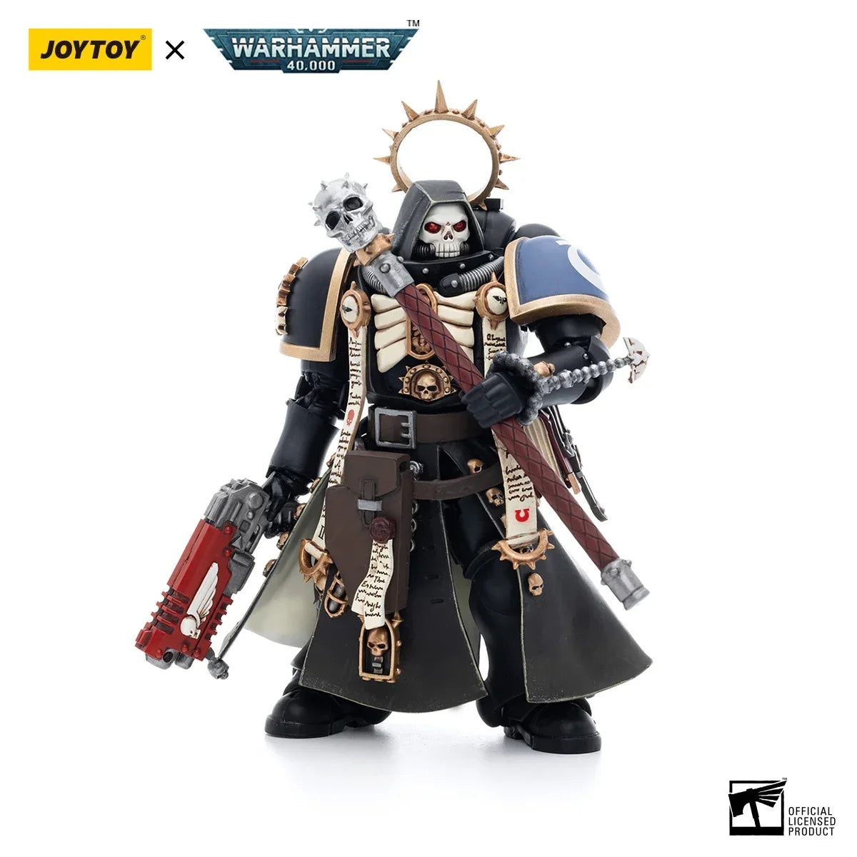 【MT】JOYTOY 1/18 Action Figure Warhammer 40K Ultramarines Primaris Chaplain Brother Varus Model Toy Gift