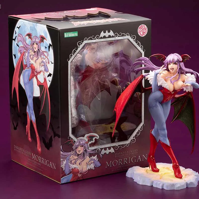 Kotobukiya Original GAME VAMPIRE MORRIGAN AENSLAND limited edition Anime Action Figures Toys For Boys Girls /Kids Christmas Gift