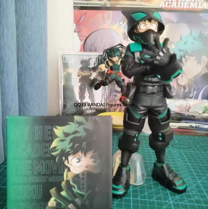Original My Hero Academia Katsuki Bakugou Midoriya Izuku Todoroki Shoto STEALTH SUIT Ver.world Heroer'mission Figure Model Gift