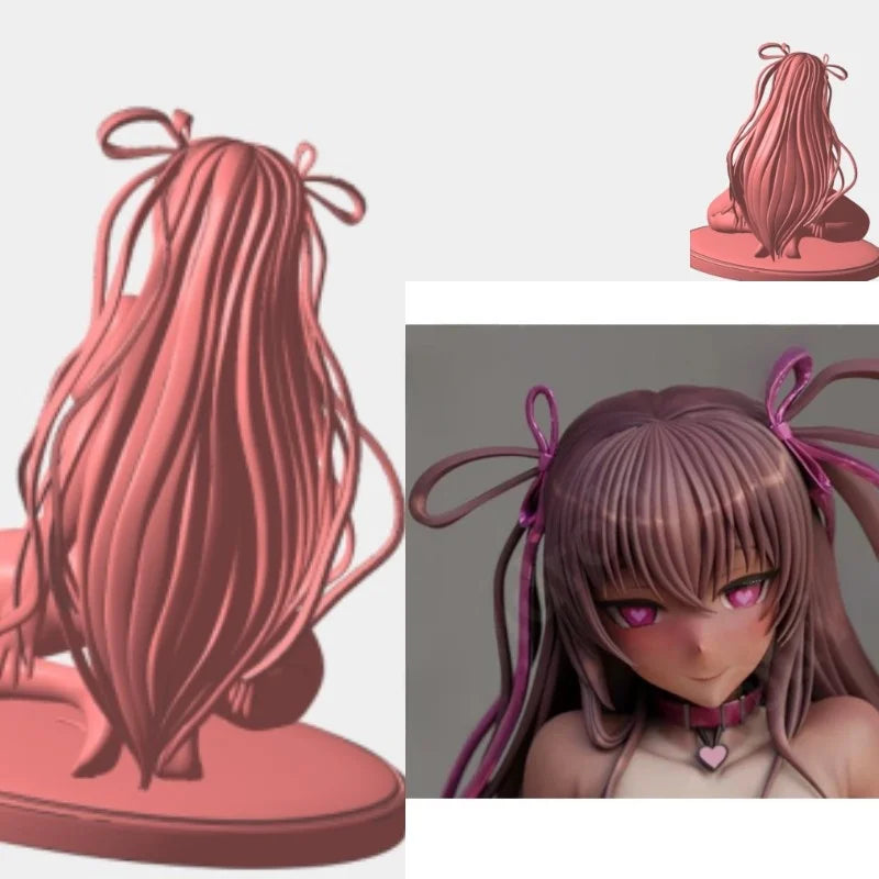 High Precision 3D Printed White Mold GK Assembly Figure Resin Collectible Adult Static Game Anime Original Work Bilibili