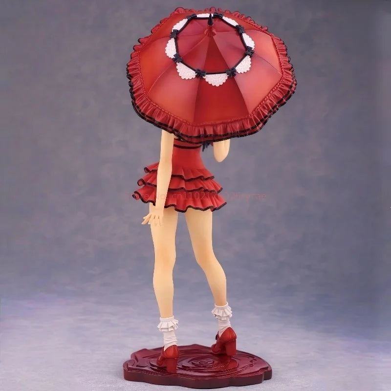 Alphamax Fate/Extra Fate Night Red Seba Saber Nero Dress Umbrella Holding Hands Model Toy Gift