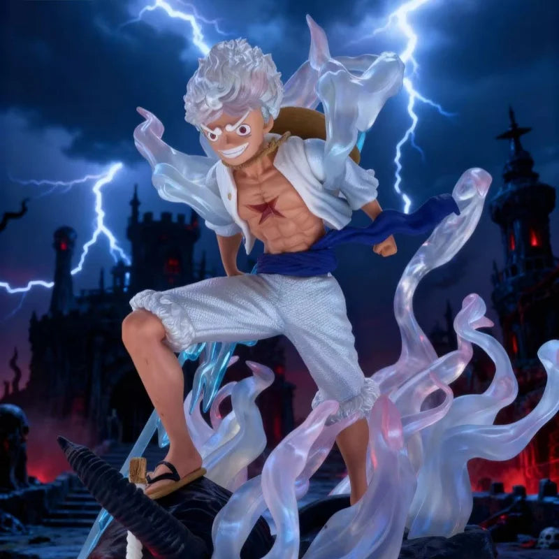 One Piec Lx Gear Fifth Nika Luffy Action Figure Gk Statue Model Collectible Anime Display Decor Birthday Gift For Fans In Stock