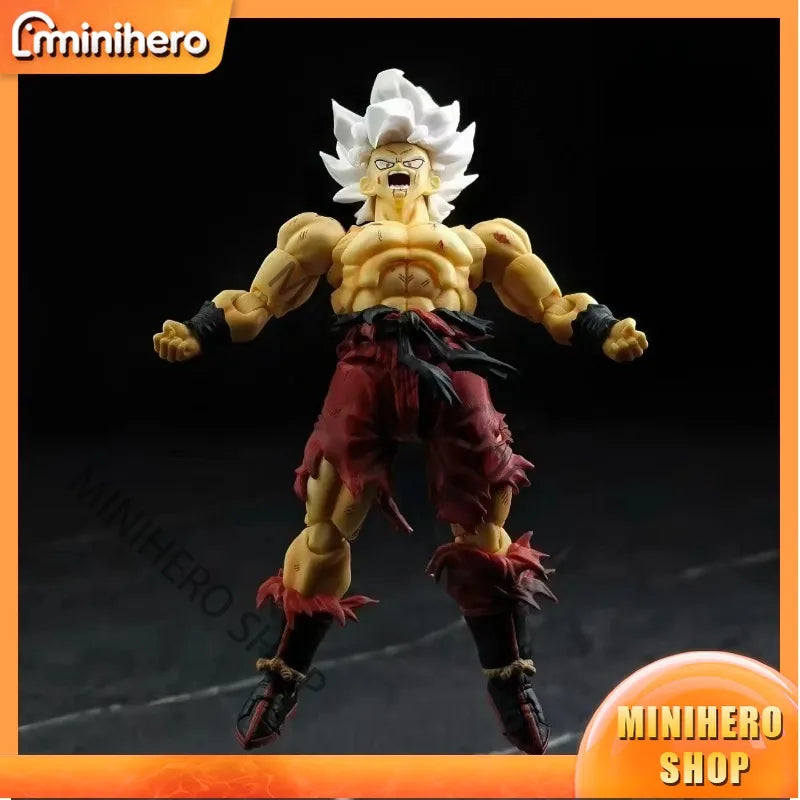 In Stock  100% Original  N&T Studio N&T01A 01B Dragon Ball SHF Super Saiyan Son Goku Battle Damaged 3.0 Action Figure