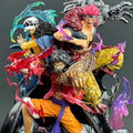 Genuine Three Captain Anime Figure Kid Law Luffy Action 20cm Pvc Statue Desktop Decoration Collection Model In Stock