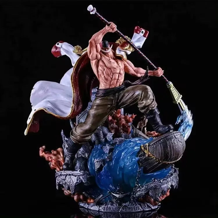 41cm One Piece Edward Newgate Decisive Battle on Top Figure PVC Model Animation Peripherals Decoration Doll Boy Toy Collections