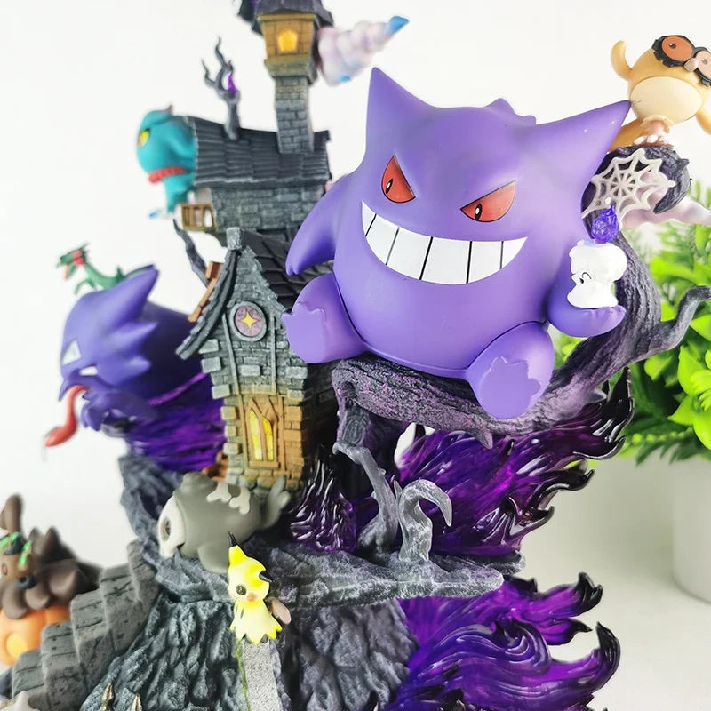 2025 New In Stock 31cm Anime Pokemon Gengar Ghost Claw Action Figure Game Statue Pvc Collectible Kawaii Model Gifts Dolls Toys