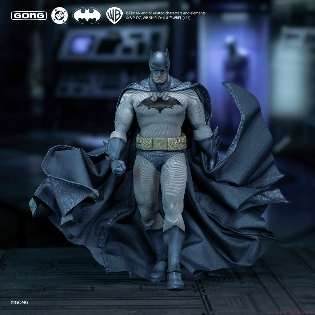 Original GONG DC Hush Batman Action Figure Model Toys 1/12 Bruce Wayne Series Fabric Clothing Model Toy Collectible Gift