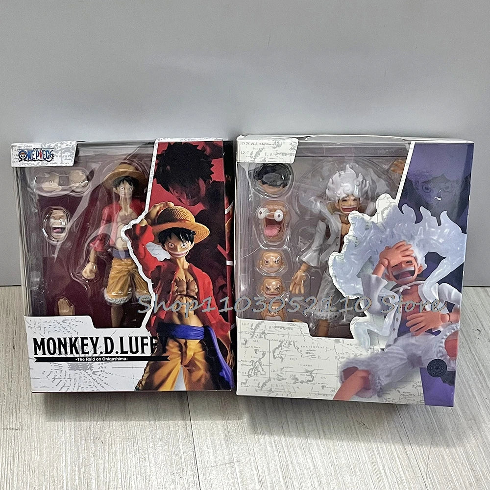 Monkey D Luffy Figure White Nika Luffy S.H.Figuarts Luffy SHF Figure Movable Joints Collection Model Toys Birthday Gifts