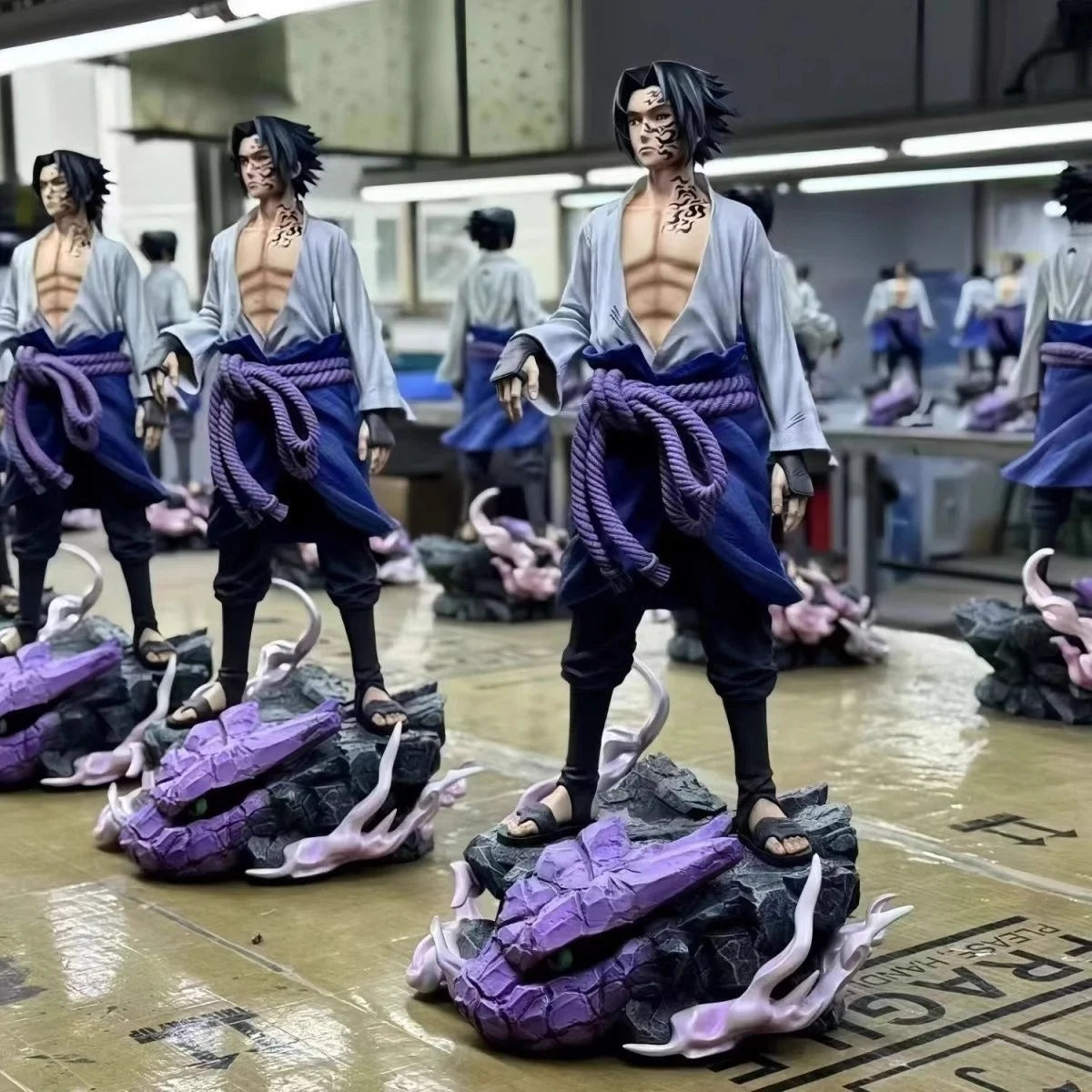 27.5cm Naruto Anime Figure Uzumaki Naruto Uchiha Sasuke Action Figurine Pvc Model Statue Doll Collection Decoration Toy Kid