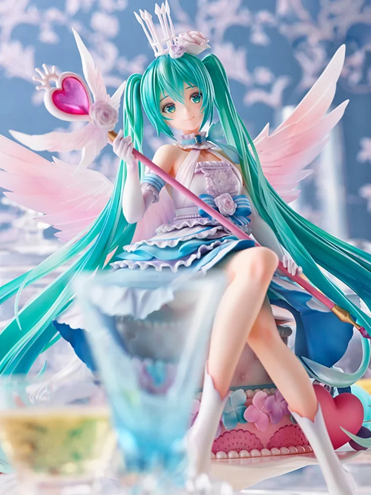 In Stock Original Taito Hatsune Miku Birthday 2020 Sweet Angel Ver 1/7 Figure 22cm Anime Figure Action Model Collectible Toys