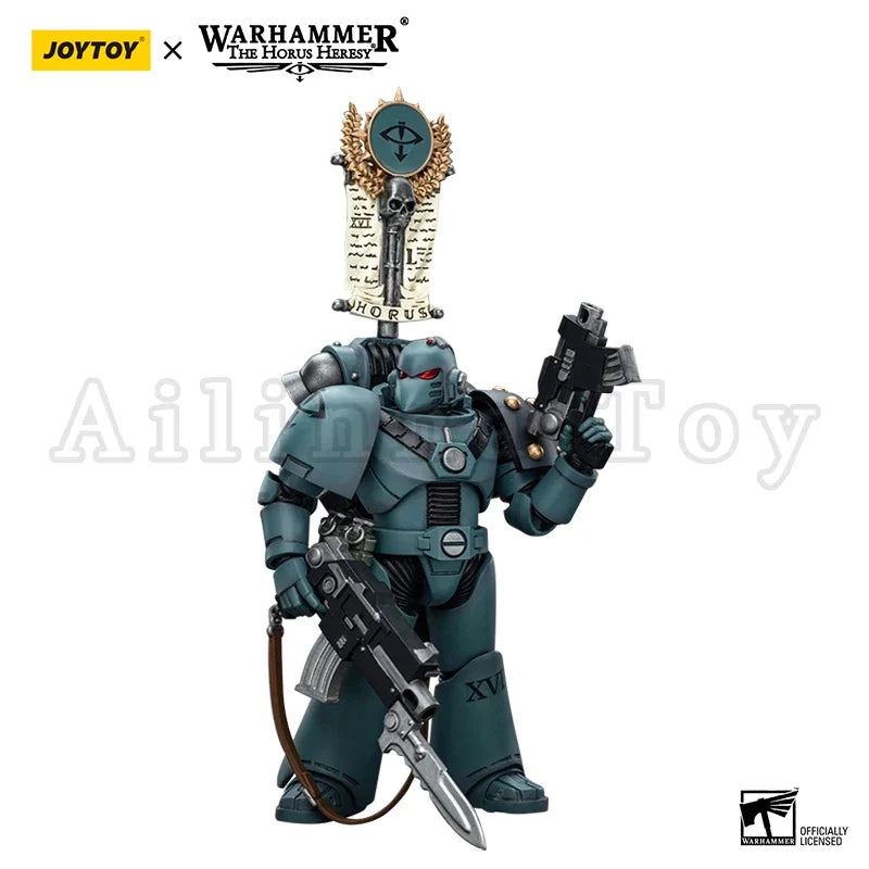 JOYTOY 1/18 Action Figure 40K Sons of Horus MKVI Tactical Squad Dreadnought Anime Model Toy