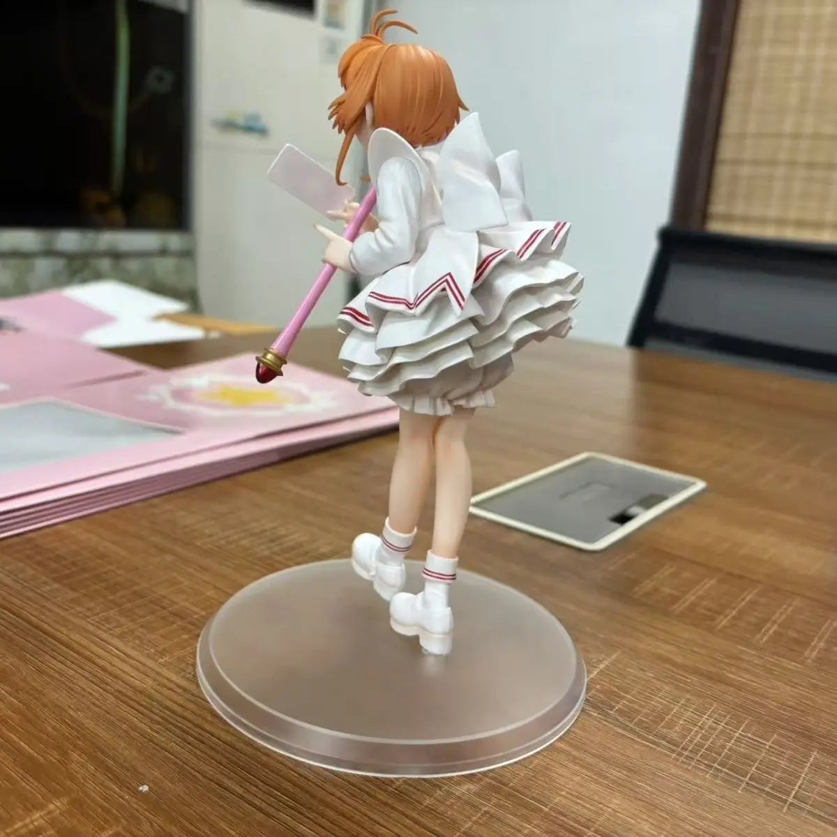 In Stock Cardcaptor Sakura Kinomoto Sakura Figure 22cm Pvc Anime Models Statue Collection Toys Desk Decoration Halloween Gifts