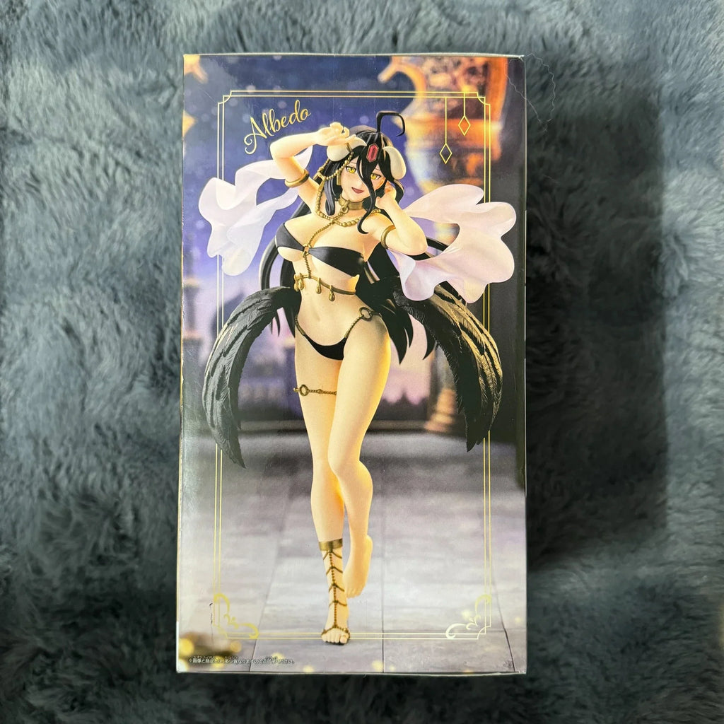 Original Banpresto Overlord 21cm Albedo Actionfiguren Sammlerstück Modell Spielzeug Weihnachtsgeschenke