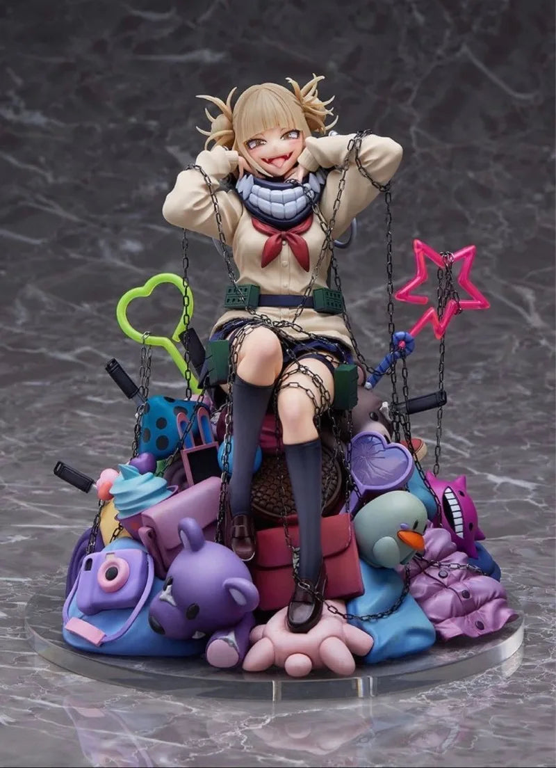In stock Genuine My Hero Academia Toga Himiko Villain VER.PVC Action Anime Figure Model Toys Figure Collection Doll Gift