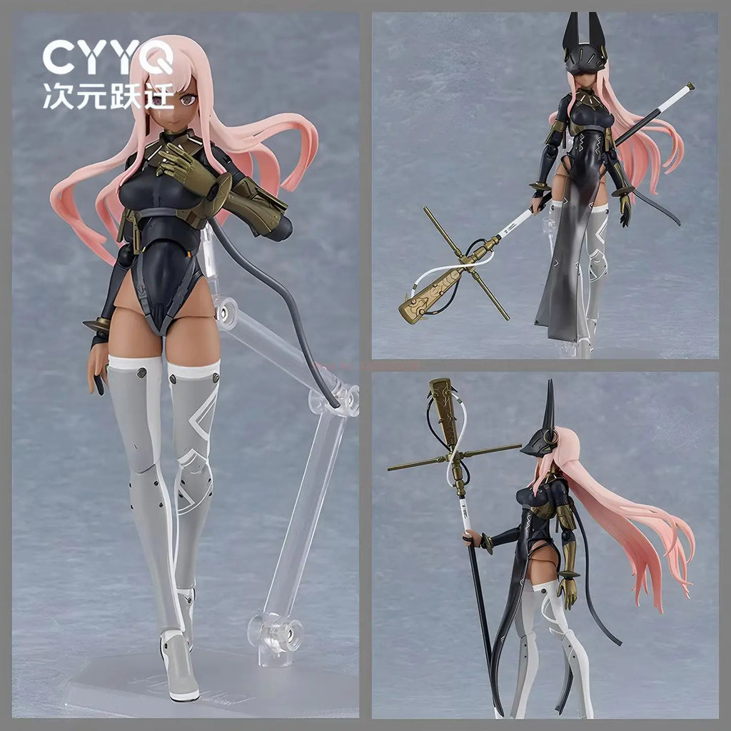 Articulated Bishoujo Anubis 579 Action Figure Egyptian Mythology God Model for PC Case Desktop Display Anime Collectible