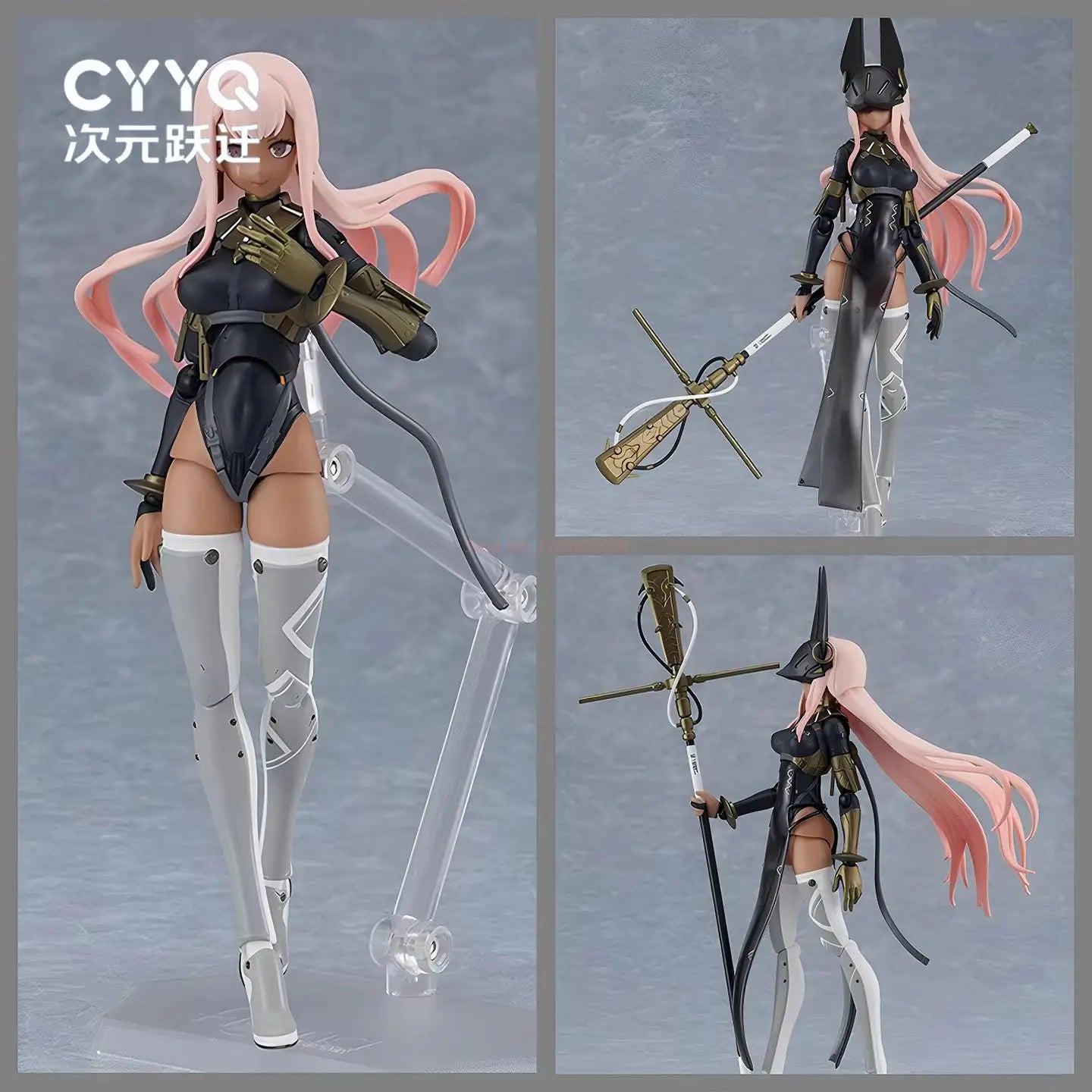 Articulated Bishoujo Anubis 579 Action Figure Egyptian Mythology God Model for PC Case Desktop Display Anime Collectible
