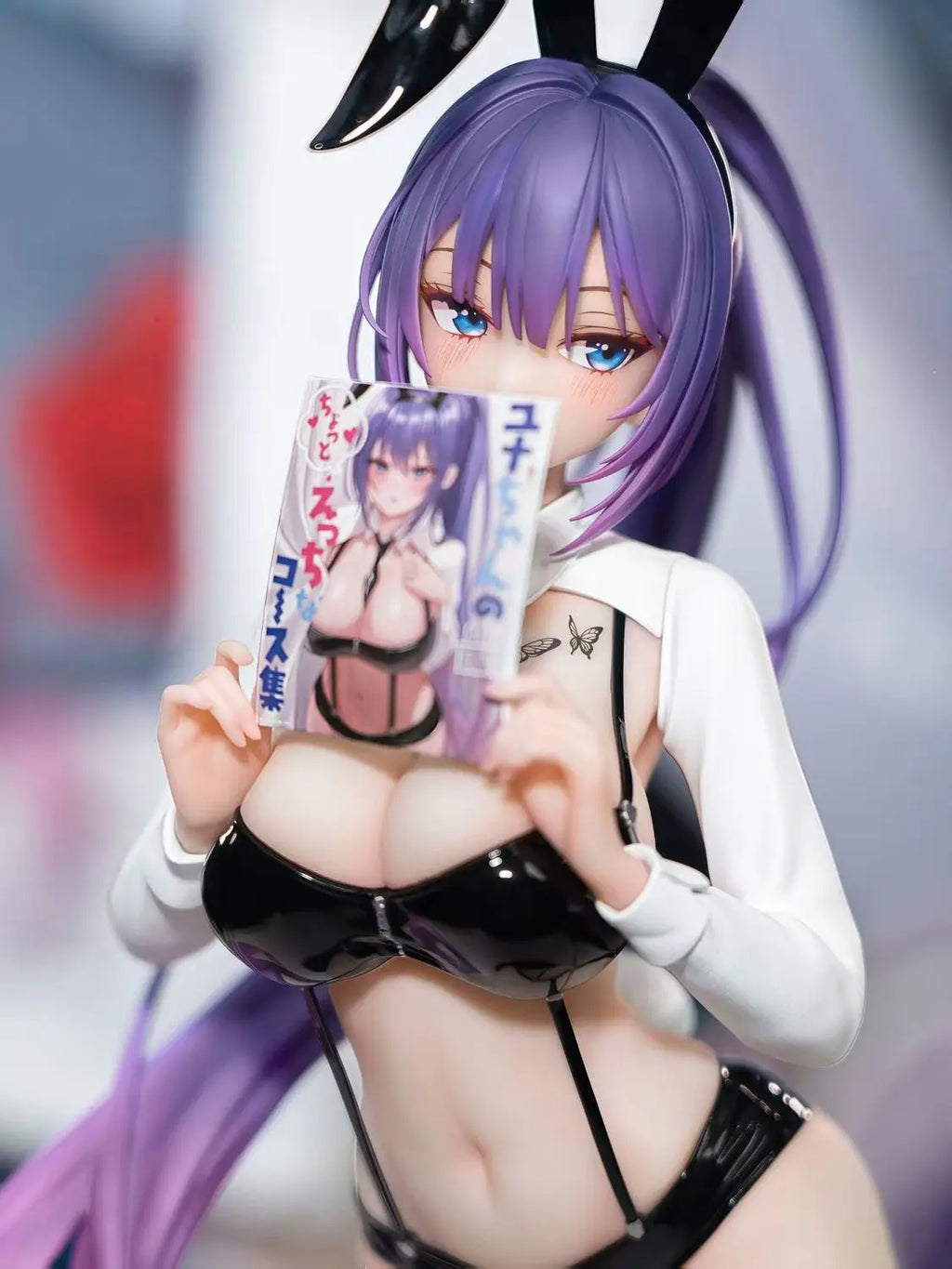 New Office Yuna Figure Sexy Girl Anime Figurine Pvc Bunny Girl Statue Model Doll Room Ornament Collection Toy Christmas Gifts