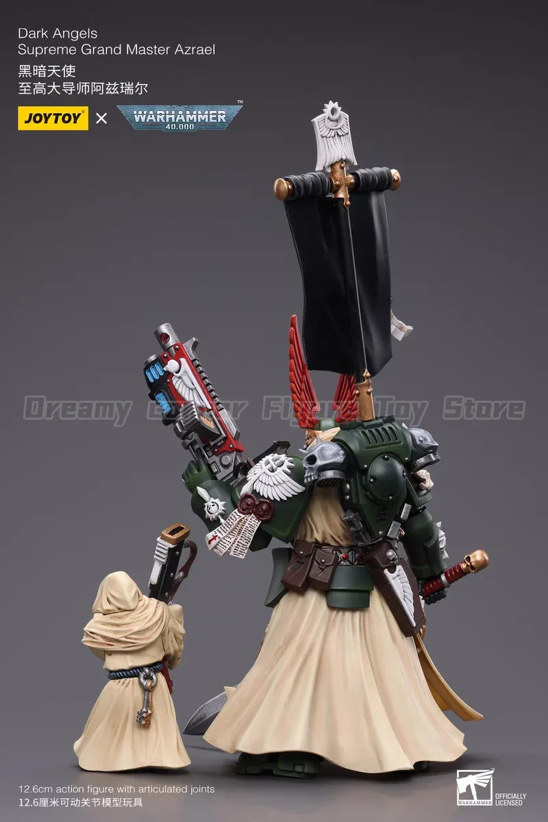 【In Stock】JOYTOY Warhammer 40K Dark Angels Supreme Grand Master Azrael 1/18 Action Figures Toys Models Gifts Collection