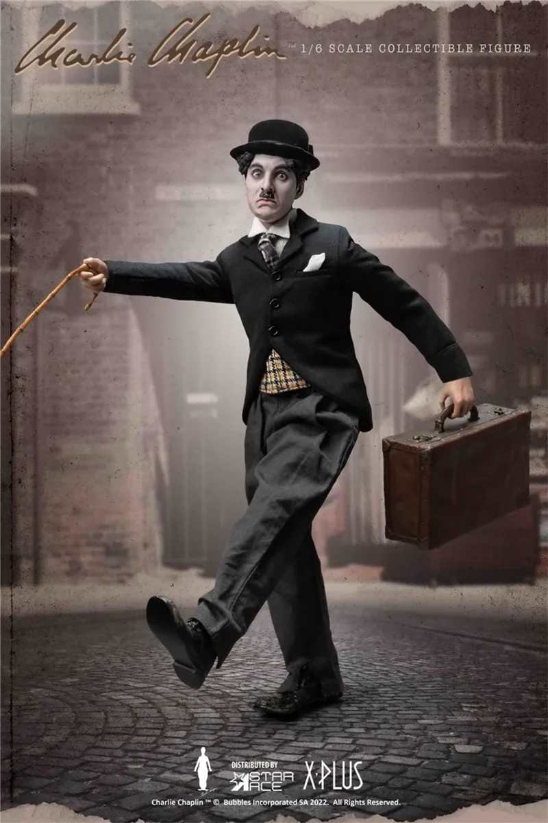 Original Star Ace Toys SA0109/110 1/6 World Comedy Master Charles Chaplin Action Figure Model Toys Collection Scene Ornament30CM