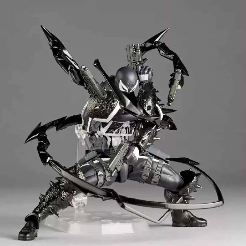 KAIYODO Original REVOLTECH Anime Figure  Agent Venom Action Figure Toys For Boys /Girls /Kids /Christmas Gift Collectible Model