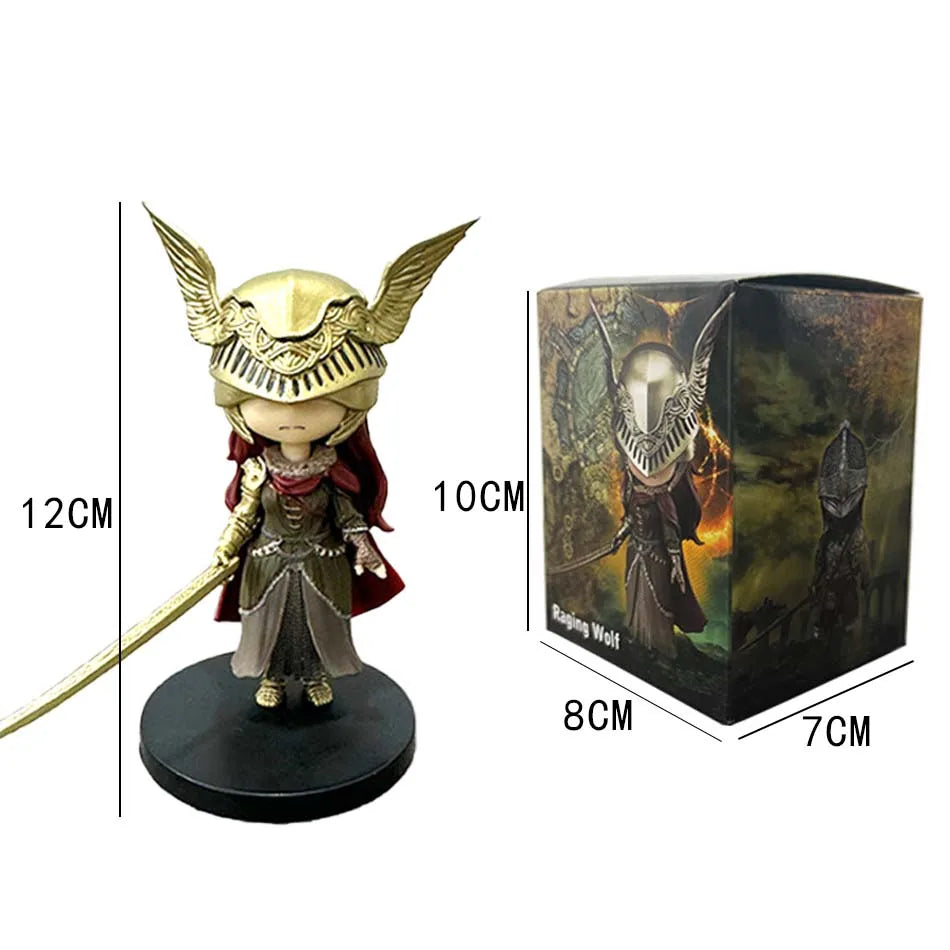 @@In Stock Elden Ring Gaming Q Version Mini Ranni Cat Melina Malenia The Half-Wolf Action Figure Lani Magic Ornaments Dolls！！