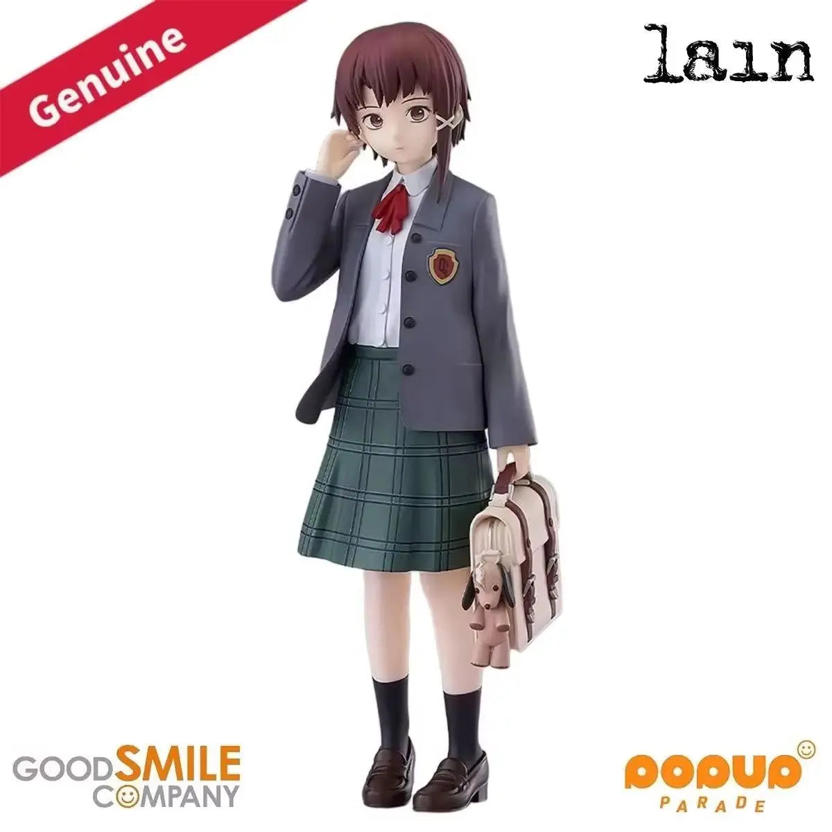 Original Genuine Good Smile Company Prepainted Pop Up Parade Serial Experiments Lain Iwakura Lain L H=230mm Figure Decoration