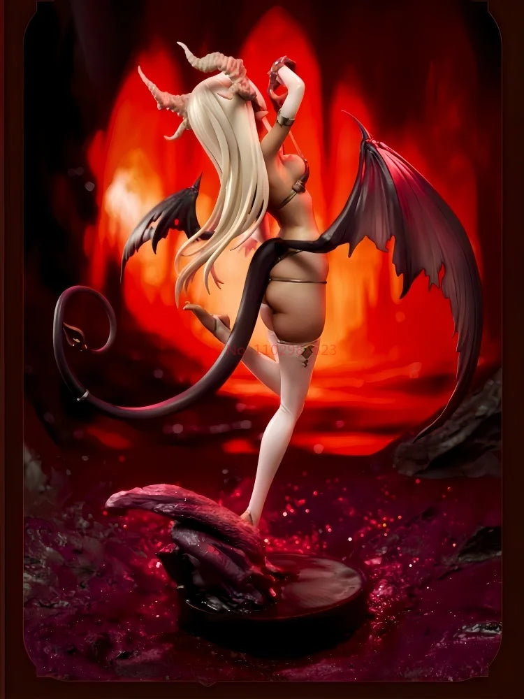 Original Animester 1/7 Little Devil Moemoeko 29cm Pvc Hentai Anime Action Figures Model Collection Ornament Toy