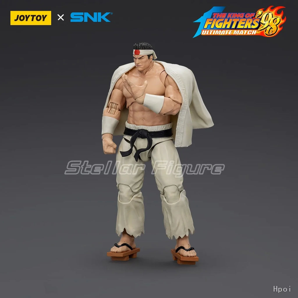 【SF】JOYTOY 1/18 Action Figures KOF 98UM Hero Team Kyo Kusanagi Goro Daimon Benimaru Nikaido 3PCS Model Toys Gifts Collection