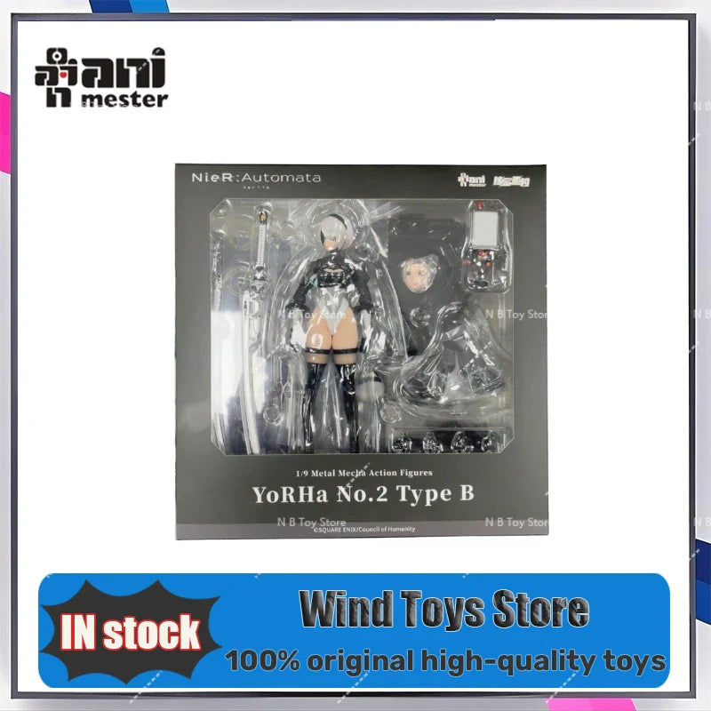Auf Lager Nukleare Gold Rekonstruktion Figur 1/9 von NieR Automata Yorha Nr. 2 Typ B Actionfiguren mit Kunststoffhülle Spielzeug