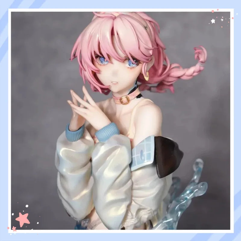 Arknights Blue Bust Figure Full Painted GK Statue Anime Collectible Desk Decor Ornament Gift For Anime Fans