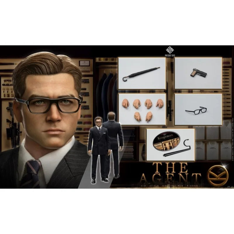 In Stock Present Toys 1/6 Pt-Sp47 Kingsman:The Secret Service Eggsy Action Figures Collectable Model Surprise Birthday Toy Gifts