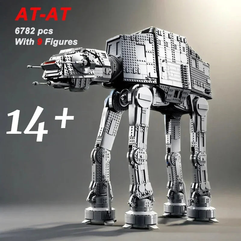 MOC 75313 UCS Large Sized Combat Walker  Display Model Bricks Toys For Kids Adults Christmas Birthday Gifts