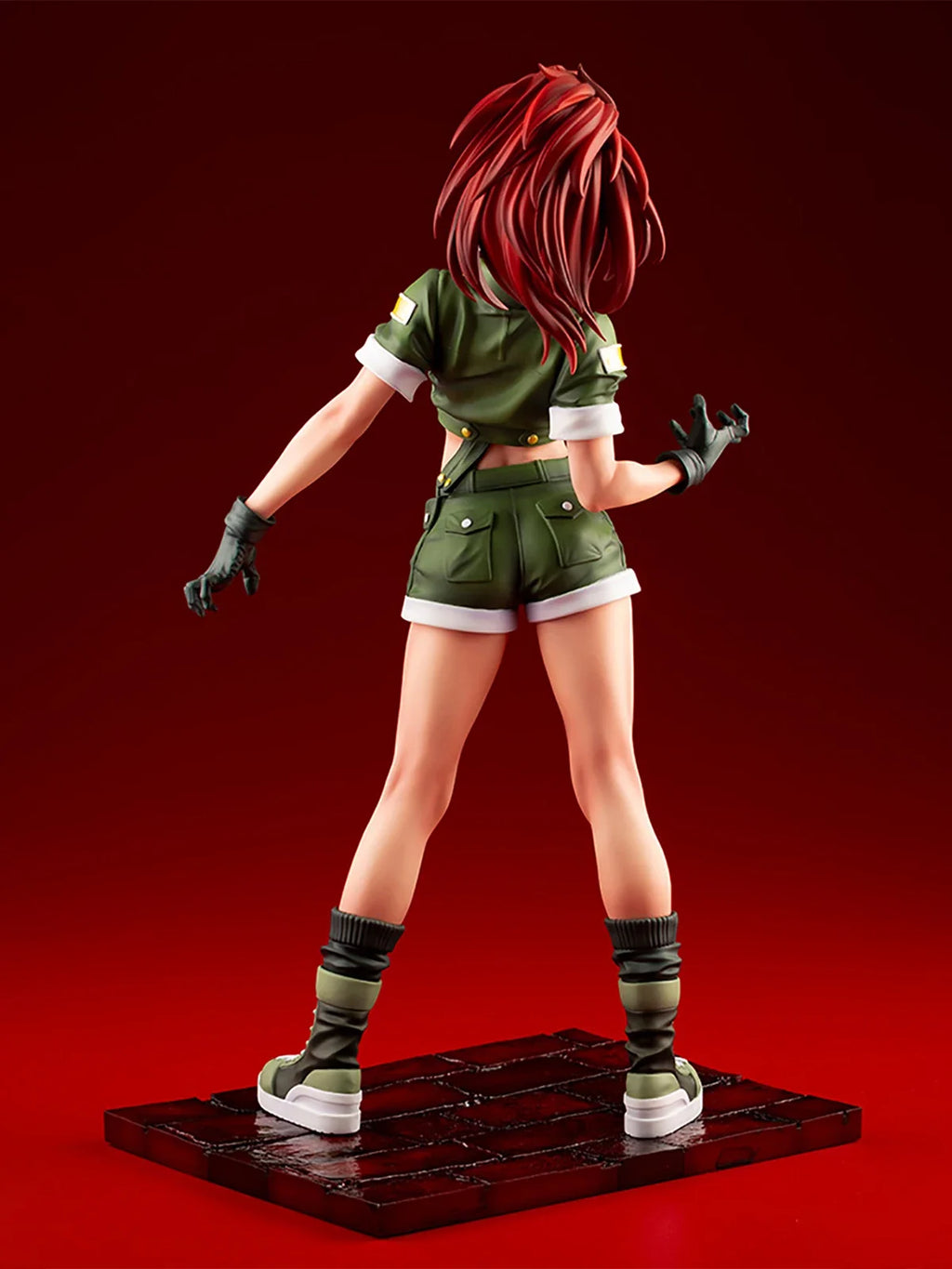 Original Genuine Kotobukiya Prepainted Bishoujo Statue The King of Fighters '97 Leona Heidern Limited Edition 1/7 H=235mm Figure