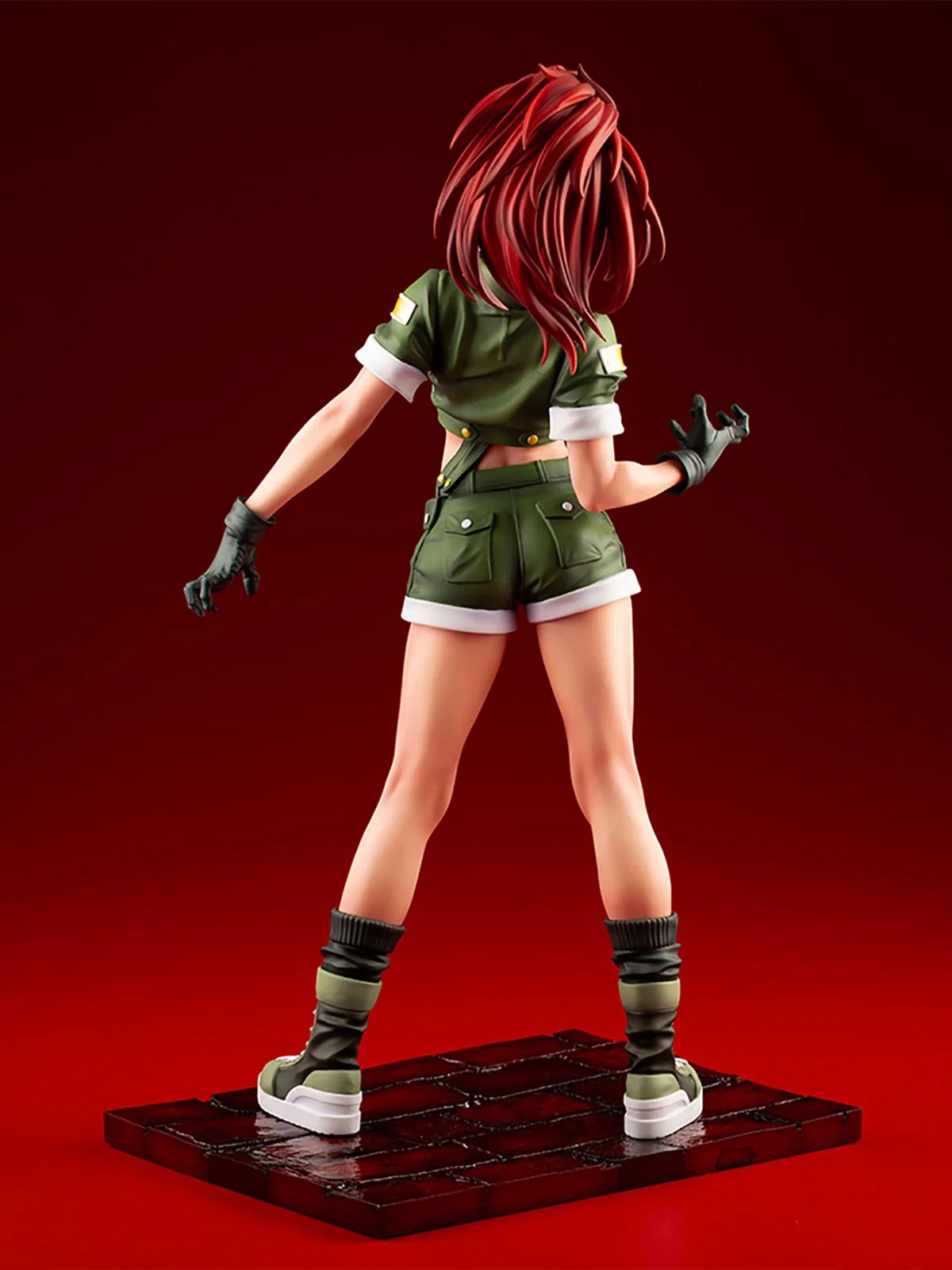 Original Genuine Kotobukiya Prepainted Bishoujo Statue The King of Fighters '97 Leona Heidern Limited Edition 1/7 H=235mm Figure