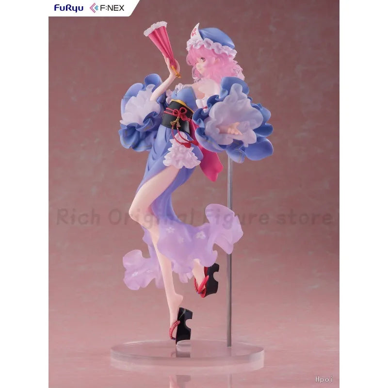 【In Stock】Original F:NEX Touhou Project Saigyouji Yuyuko Illustration By Ideolo 1/6 Scale Anime Figure Model Toys Ornaments