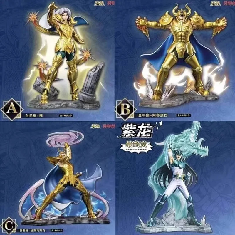 New Genuine Saint Seiya Figure Myth Cloth Aries No Muu Dragon Shiryu Final Death Mask Aldebaran Action Figure Toy Anime Series
