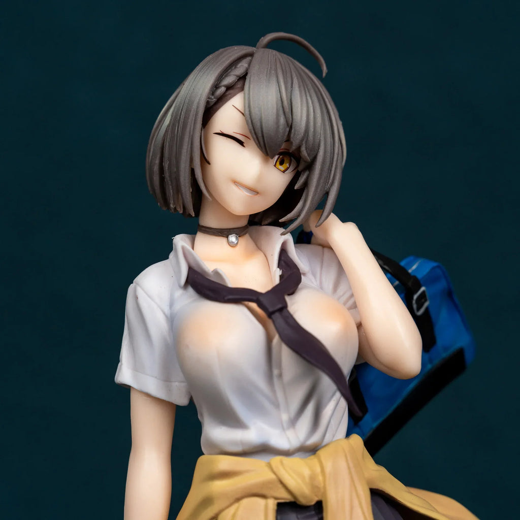 24cm Azur Lane USS Baltimore Time After School Anime Figures Game Statue Cartoon Girls Models Collectible Ornament Doll Toy Gift