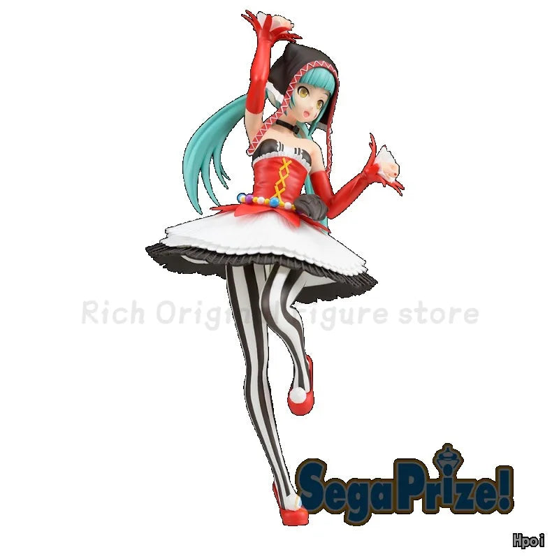 【In Stock】Original SEGA SPM Project DIVA Arcade Future Tone Hatsune Miku Clown Girl Anime Figure Model Toys