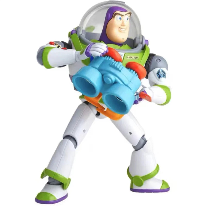 100% Original KAIYODO Revoltech Toy Story BUZZ LIGHTYEAR&Sherif Woody Ver.1.5 In Stock Anime Action Collection Figures Model