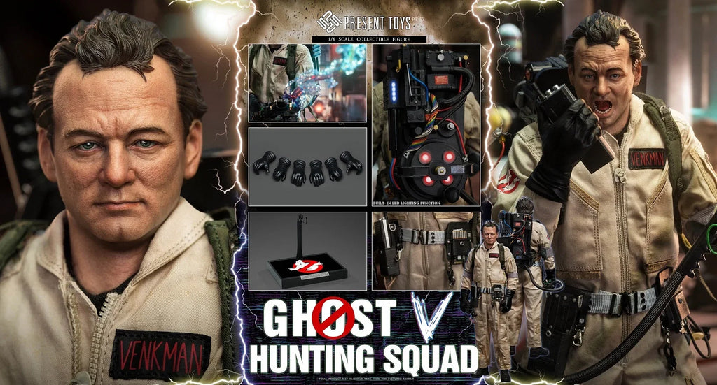 Present Toys 1/6th Scale Ghostbusters -St Agent Sp Pt-Sp77/Pt-Sp78 Model Gk Anime Peripheral Figure Good Children Gifts Toys