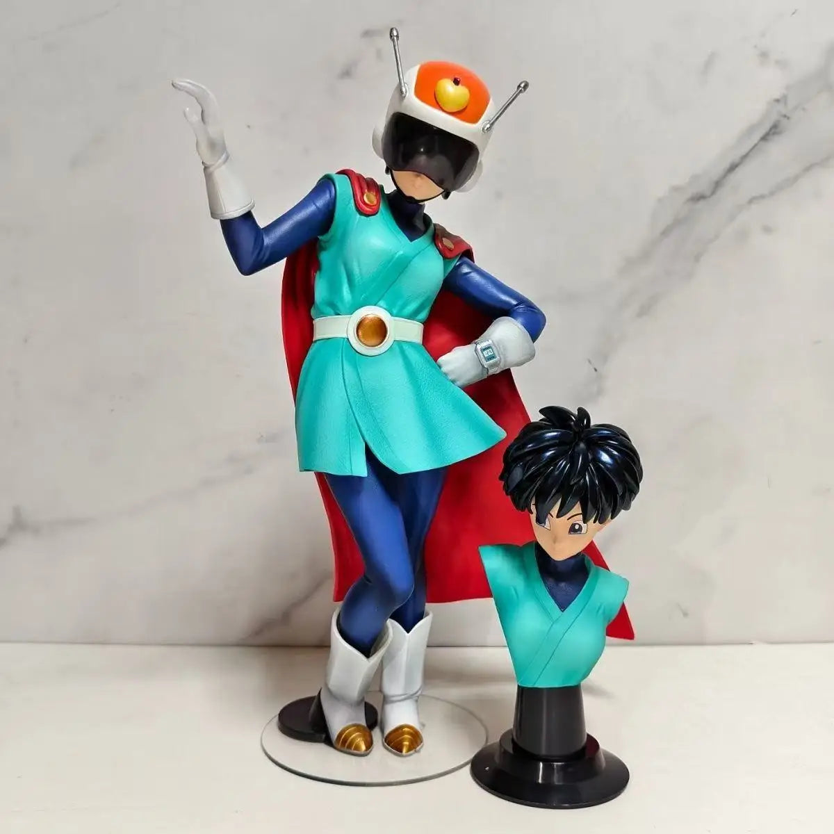 Dragon Ball Z Son Gohan Videl Figure Replaceab Heads Super Saiyan Pvc Action Figures Gk Statue Collection Model Toys Gifts