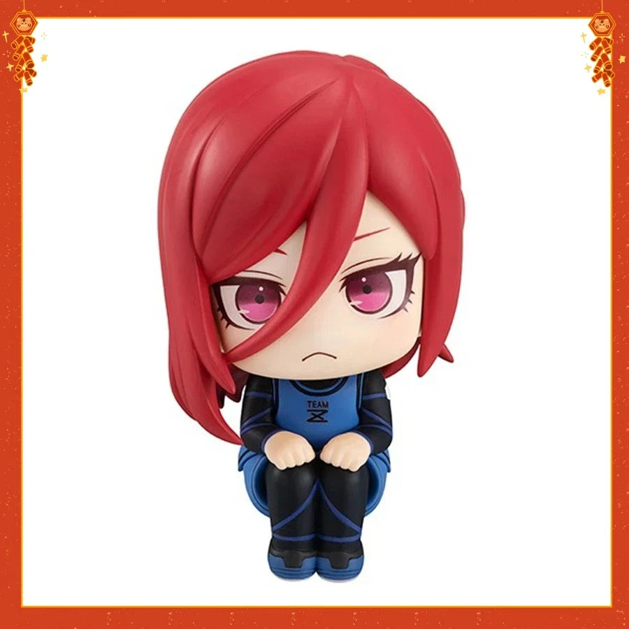 *10cm Blue Lock Anime Figure Look Up Isagi Yoichi/Nagi Seishiro Action Figure Bachira Meguru Figurine Collection Model Doll Toys