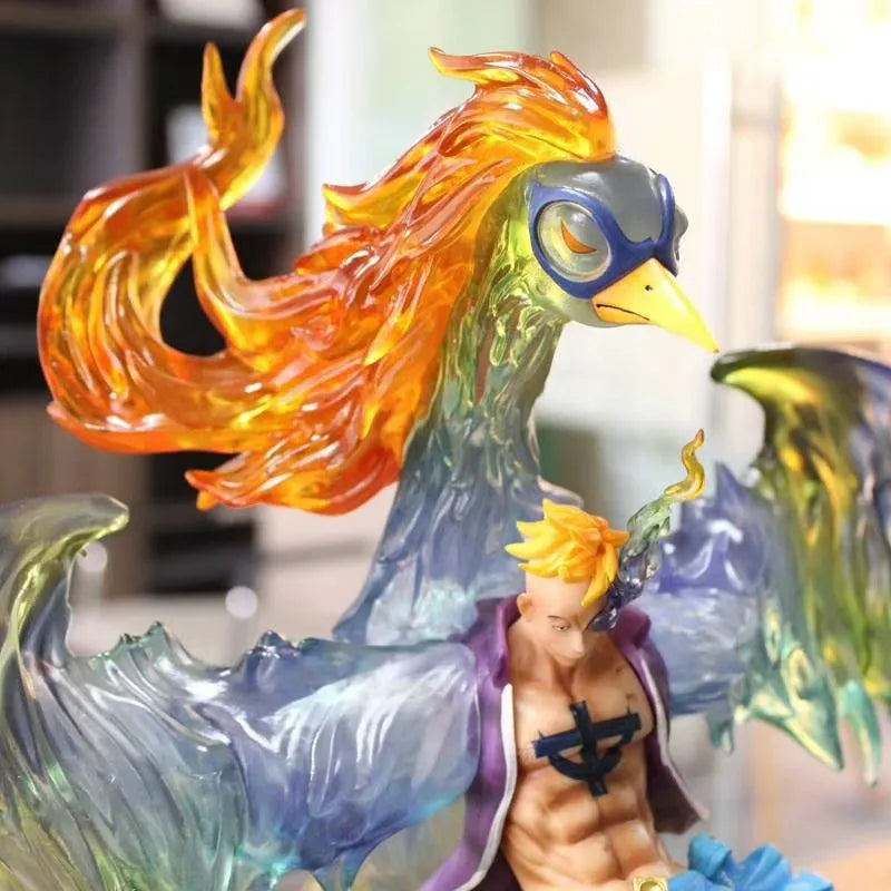 41cm New ONE PIECE Anime Figure Marco Peripheral PVC Model Scene Collect Statue Desktop Decorate Ornaments Kid Birthday Gift Toy